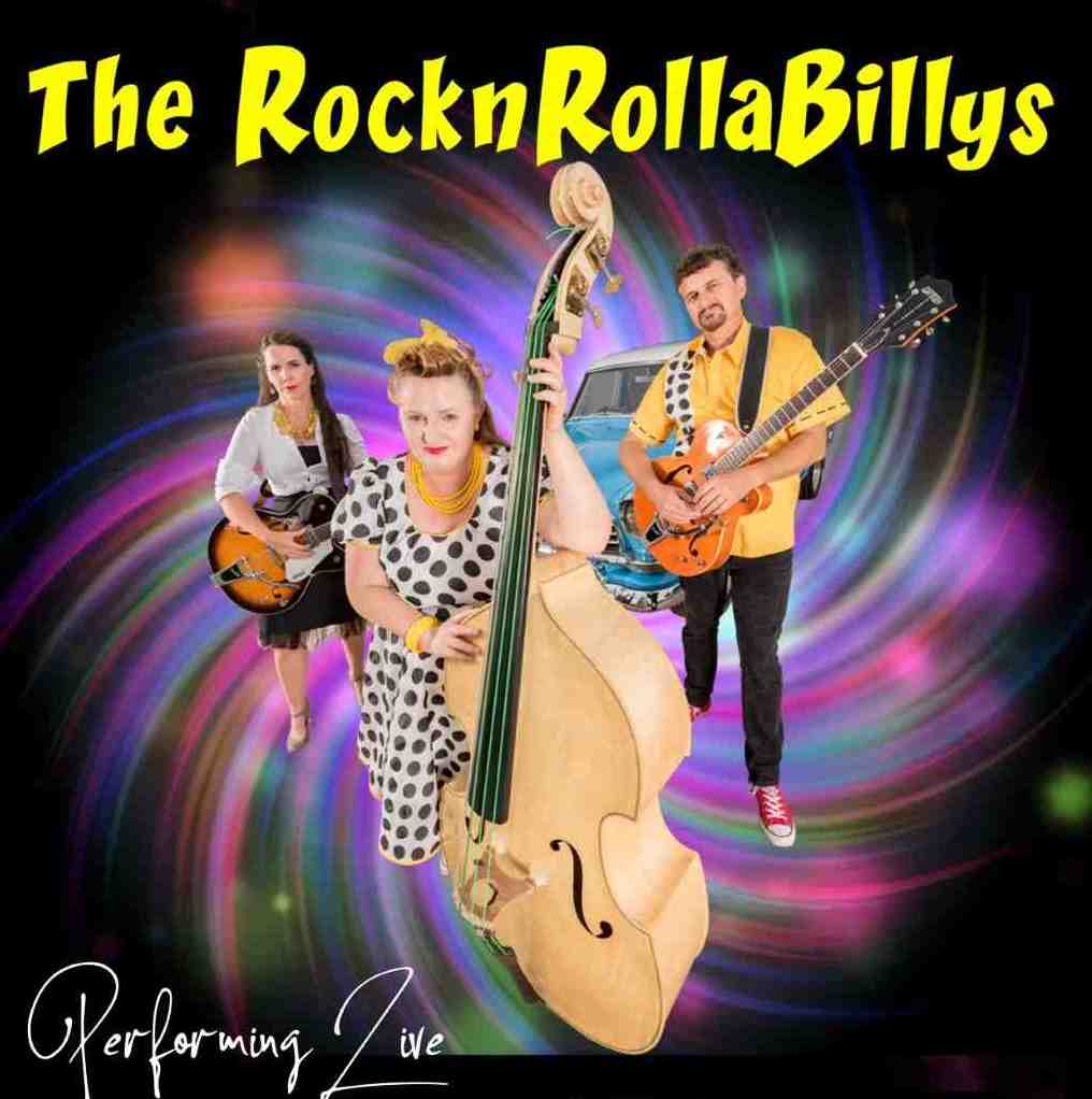 The RocknRollaBillys are at the Tin Can Bay Country Club