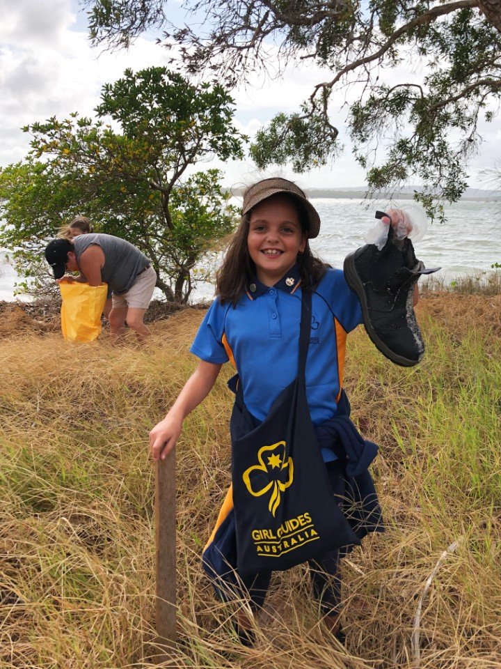 The Girl Guides will once again be helping with the clean up - pictured is Girl Guide Elizabeth Bird with her mother Shelley Bird. 