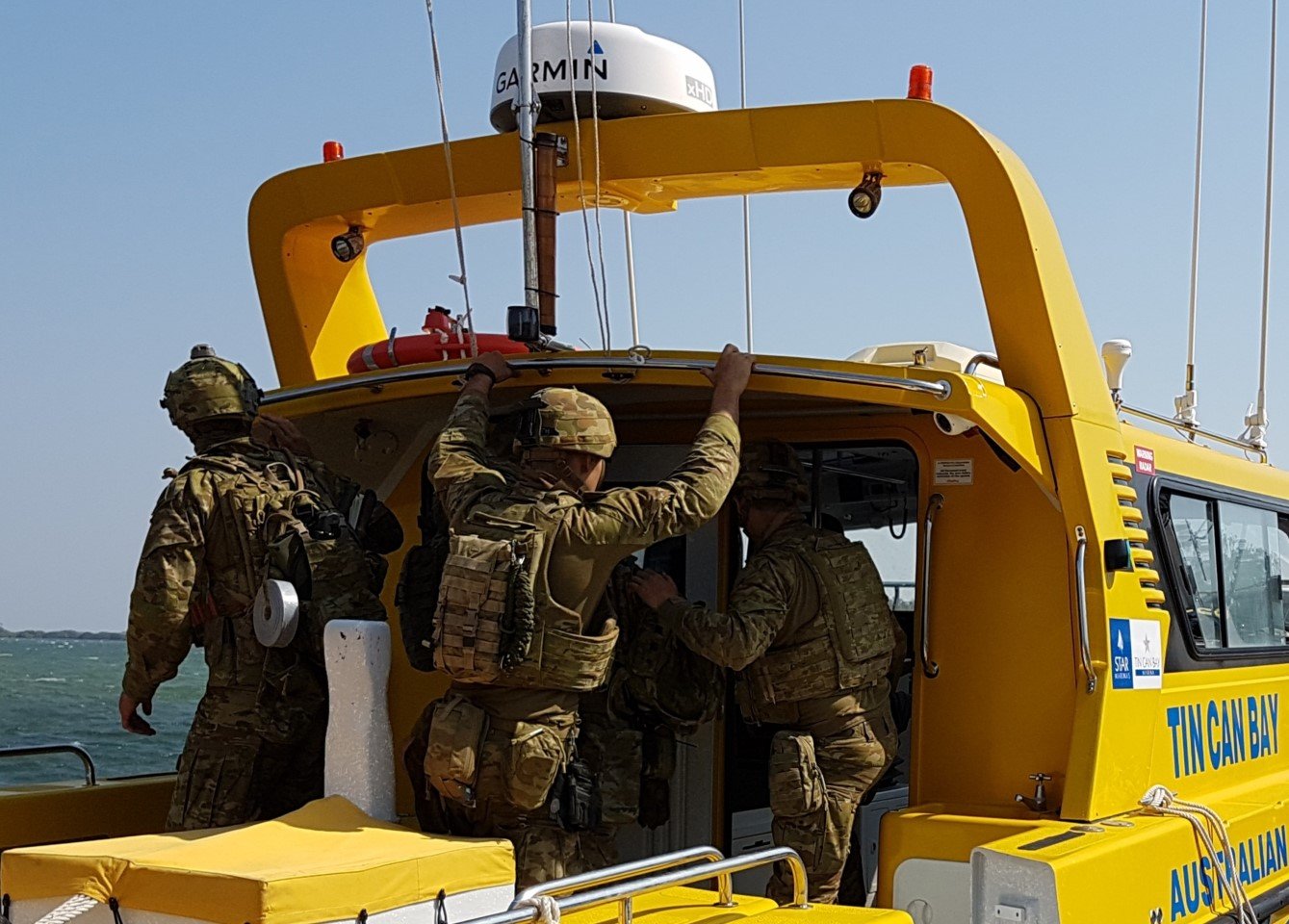 Coastguard has been working with the Army to train in counter-terror actions, and practice evacuations of coastal communities