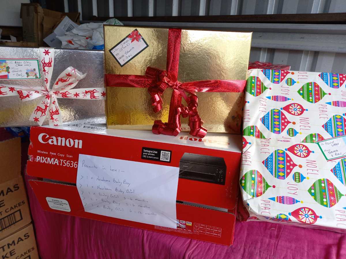 Droughtrunners - Some Christmas presents donated by Bev Yeoman.