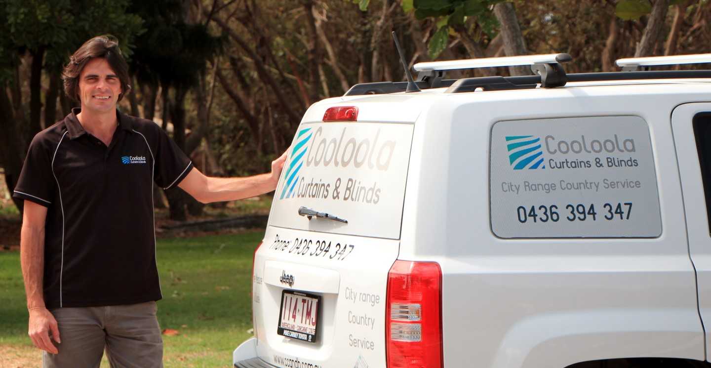 Craig Lehmann is the new owner and operator of Cooloola Curtains and Blinds