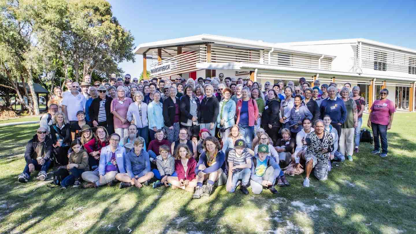 150 eco-tourists helped catalogue and discover local flora and fauna at the annual Cooloola Bioblitz hosted by Cooloola Coastcare and Fraser Island Defenders Organisation. Some of their many finds were undescribed species, including zombie fungi, rare frogs and elusive parrots. Image Luke Barrowcliffe, Goori Vision