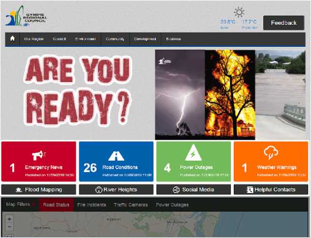 Disaster Dashboard - Gympie Council