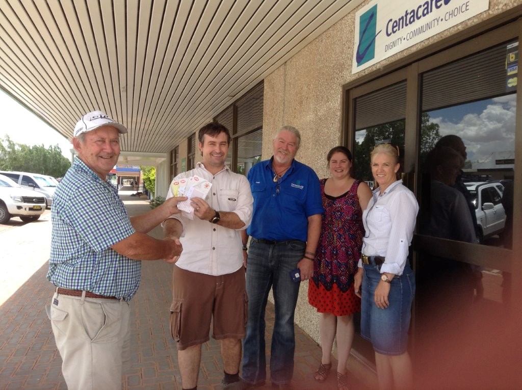 $1500 of IGA Vouchers go to the Centacare team