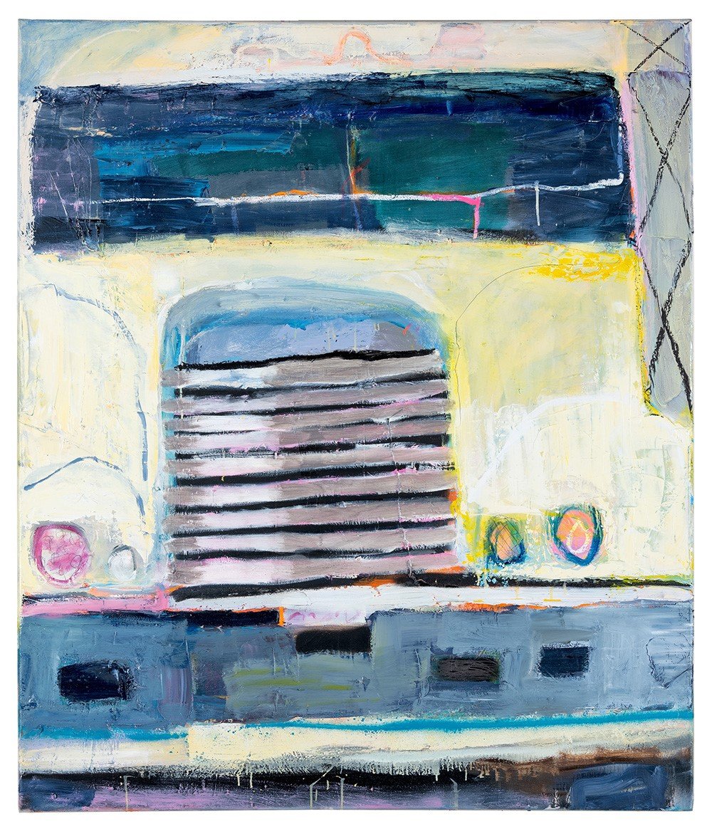 Winner of the inaugural Du Rietz Art Awards, Section 1 | 2D Award $6,000 was Helena Jackson- Lloyd with her entry Mack in the Yard