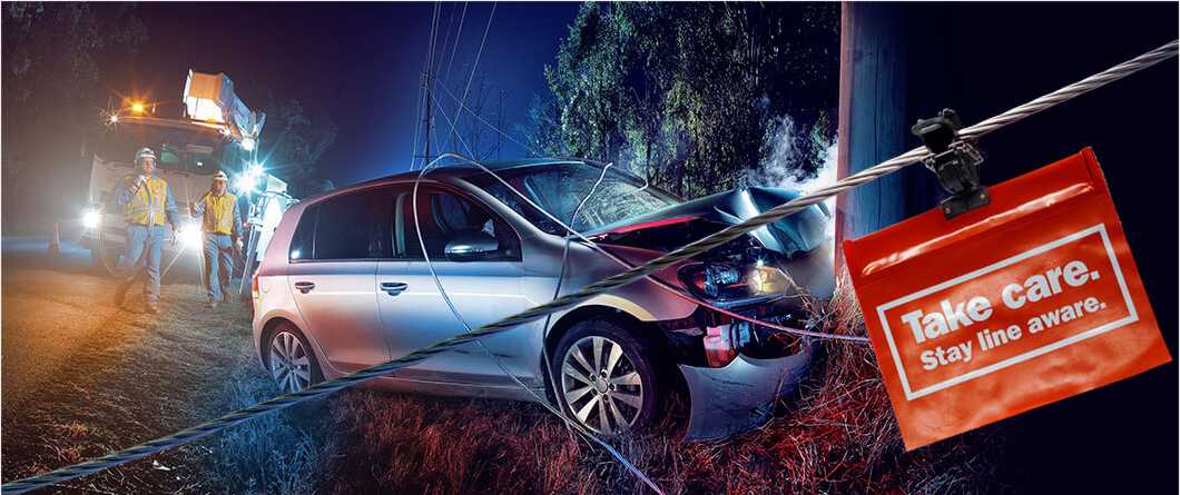 Car v power pole? Know how to survive...