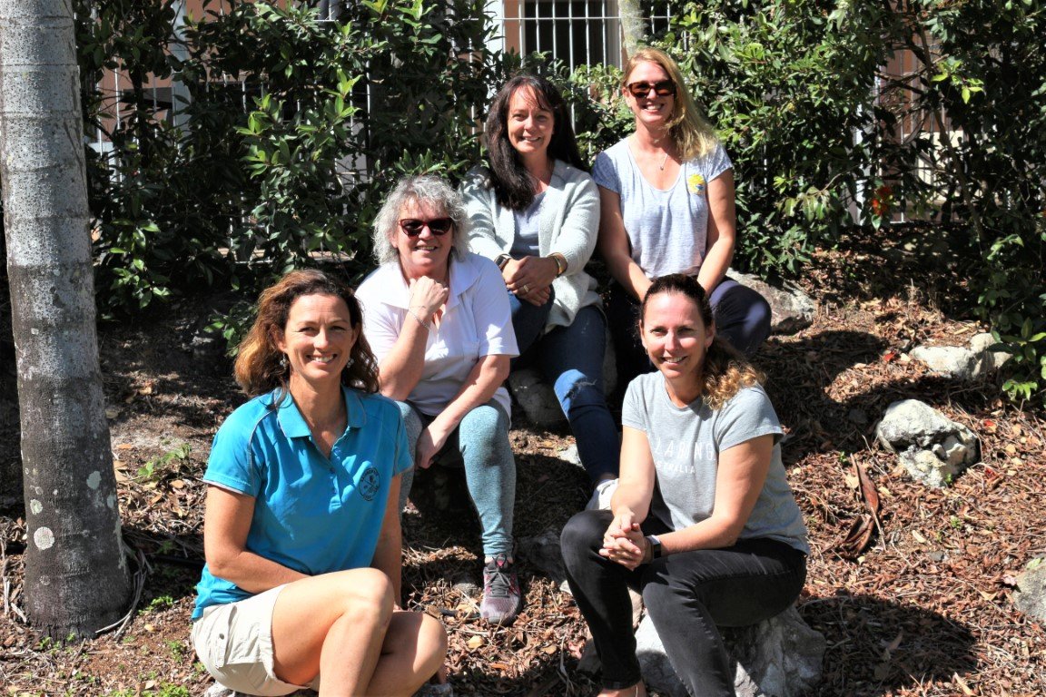The RBCT Environment Group members, Sarah Booth, Barb Rees, Kristy Pamenter, Martine Lokan and Fiona Worthington welcome others to join them