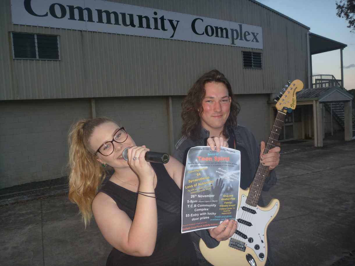 Shervawn Wilson and Braden Gray invite you to the Sound of Teen Spirit concert on November 26