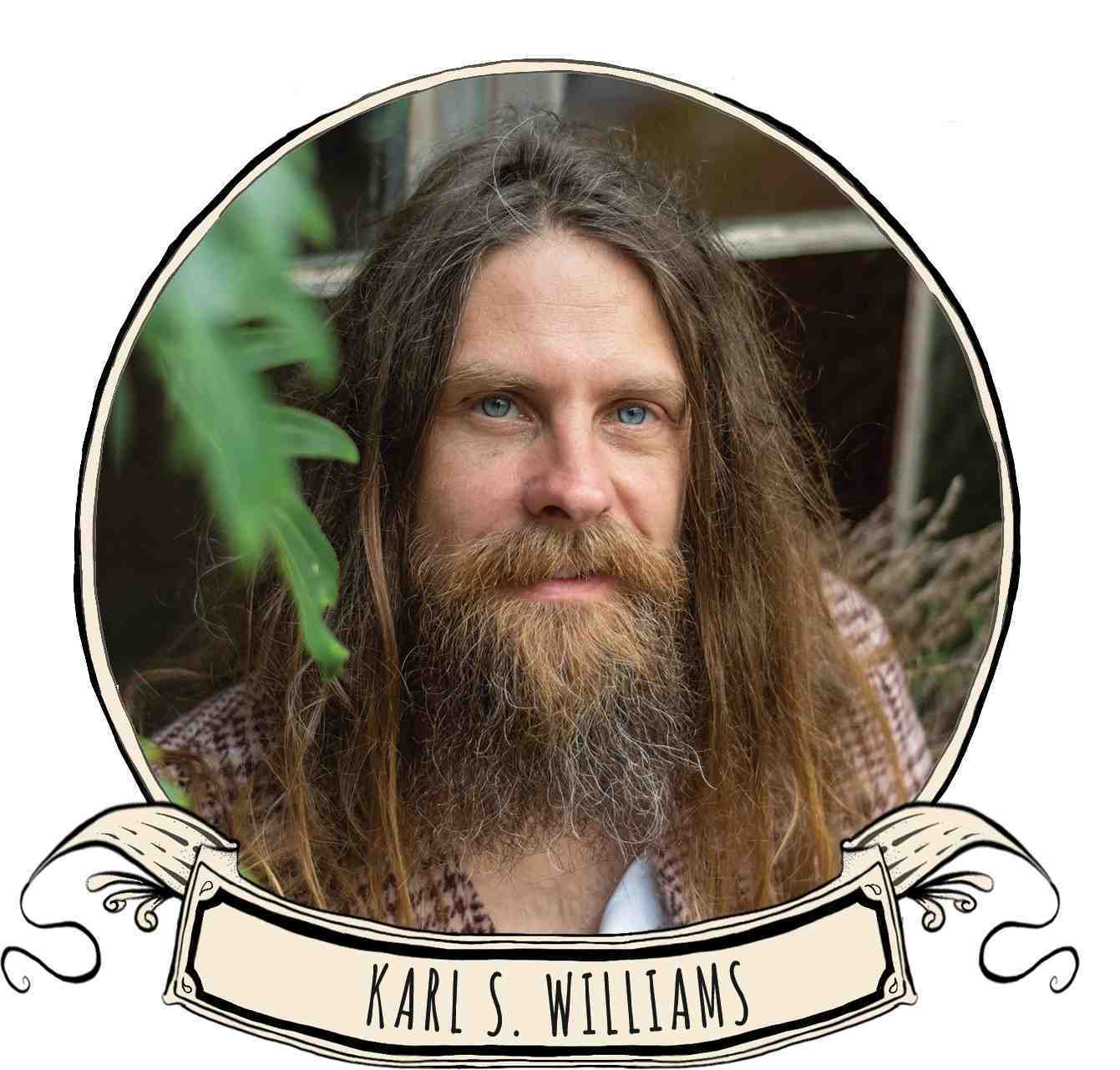 Karl S. Williams, singer, songwriter, multi-instrumentalist, visual artist and poet will perform at the 2020 Festival of Small Halls in Rainbow Beach 