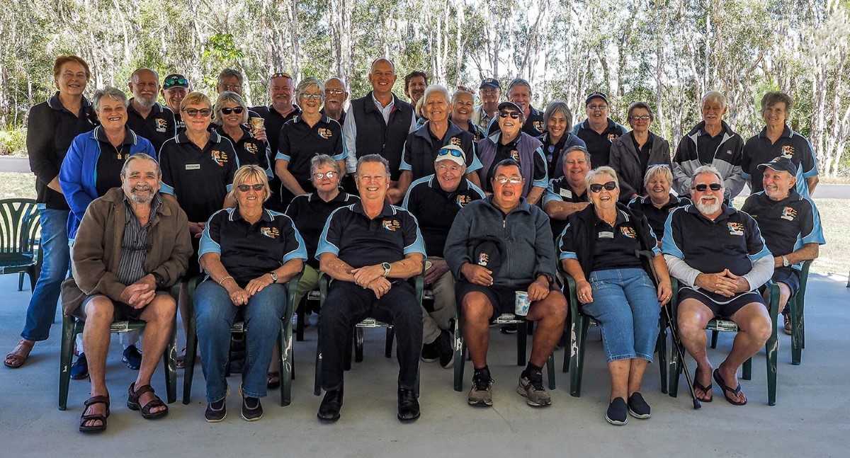 Recent visit by Tony Perrett MP to officially open the club’s new outdoor area
