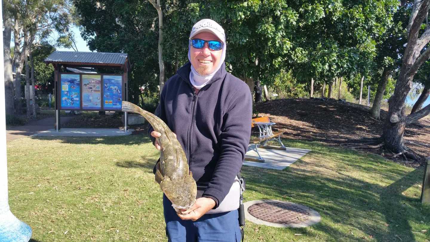 Club member Marquis Chapman recently caught a 68 cm flathead