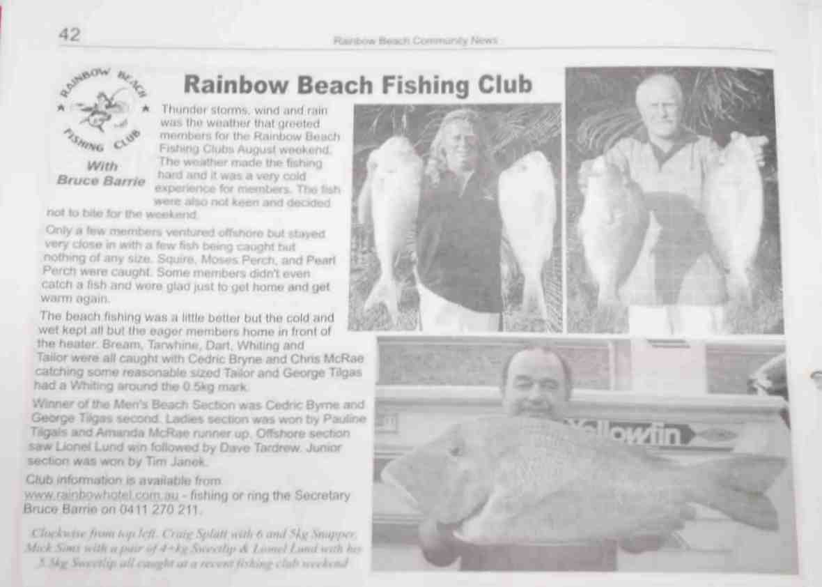 The Community News from September 2005 - do you have old club images? Please send them to info@rbcn.com.au