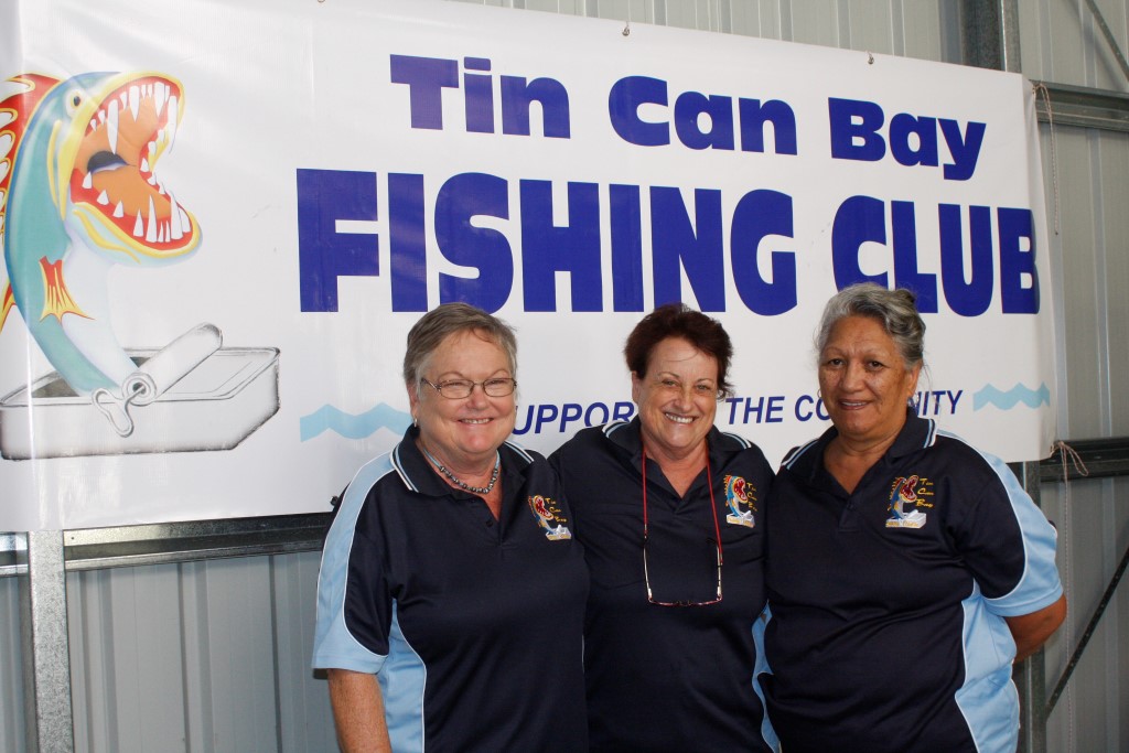 Sandy Wood, Debbie George and Barbara Bennett are delighted with the new premises