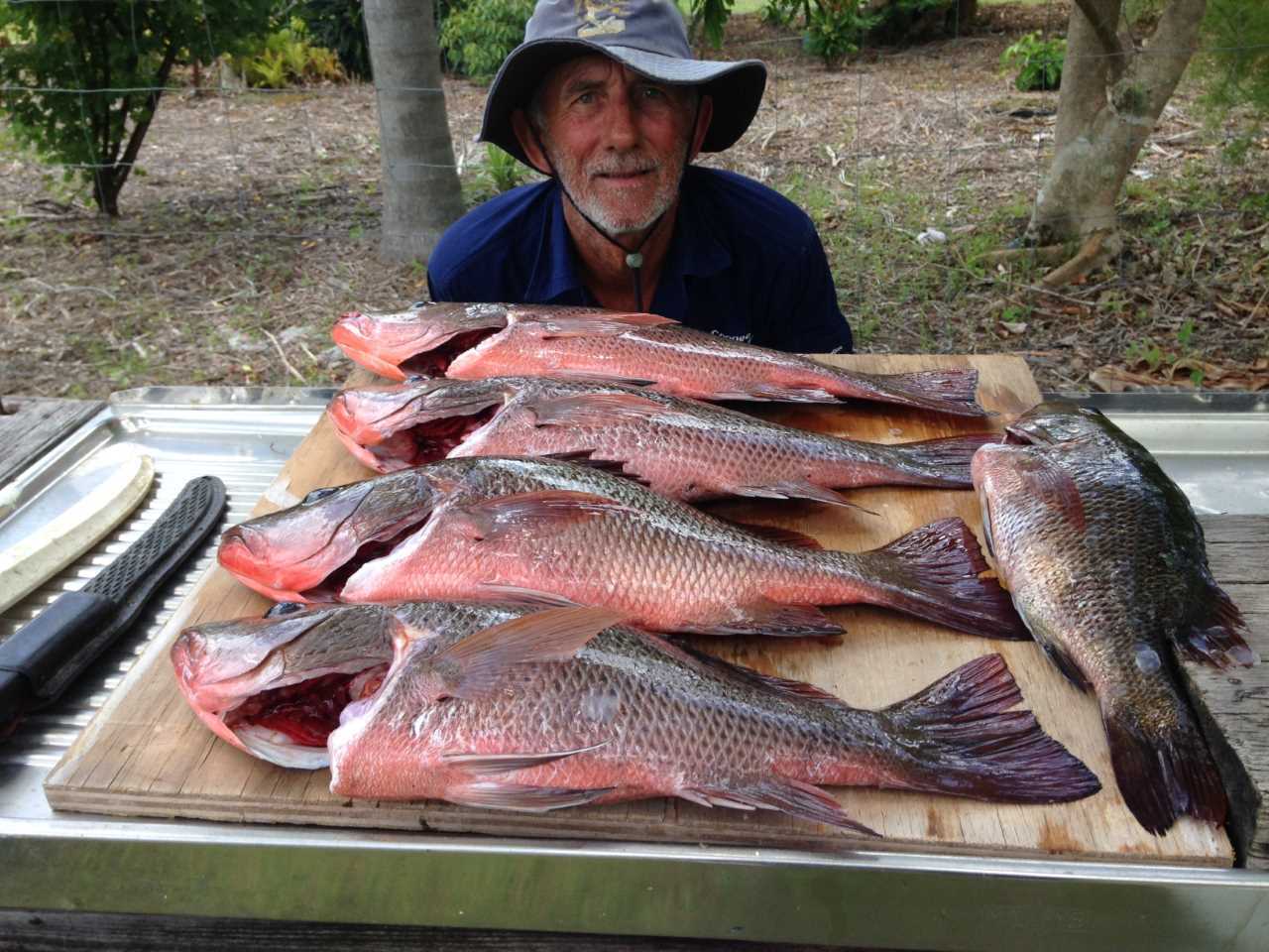 Fishing Club member, Derek Andrews brings home the bacon! 