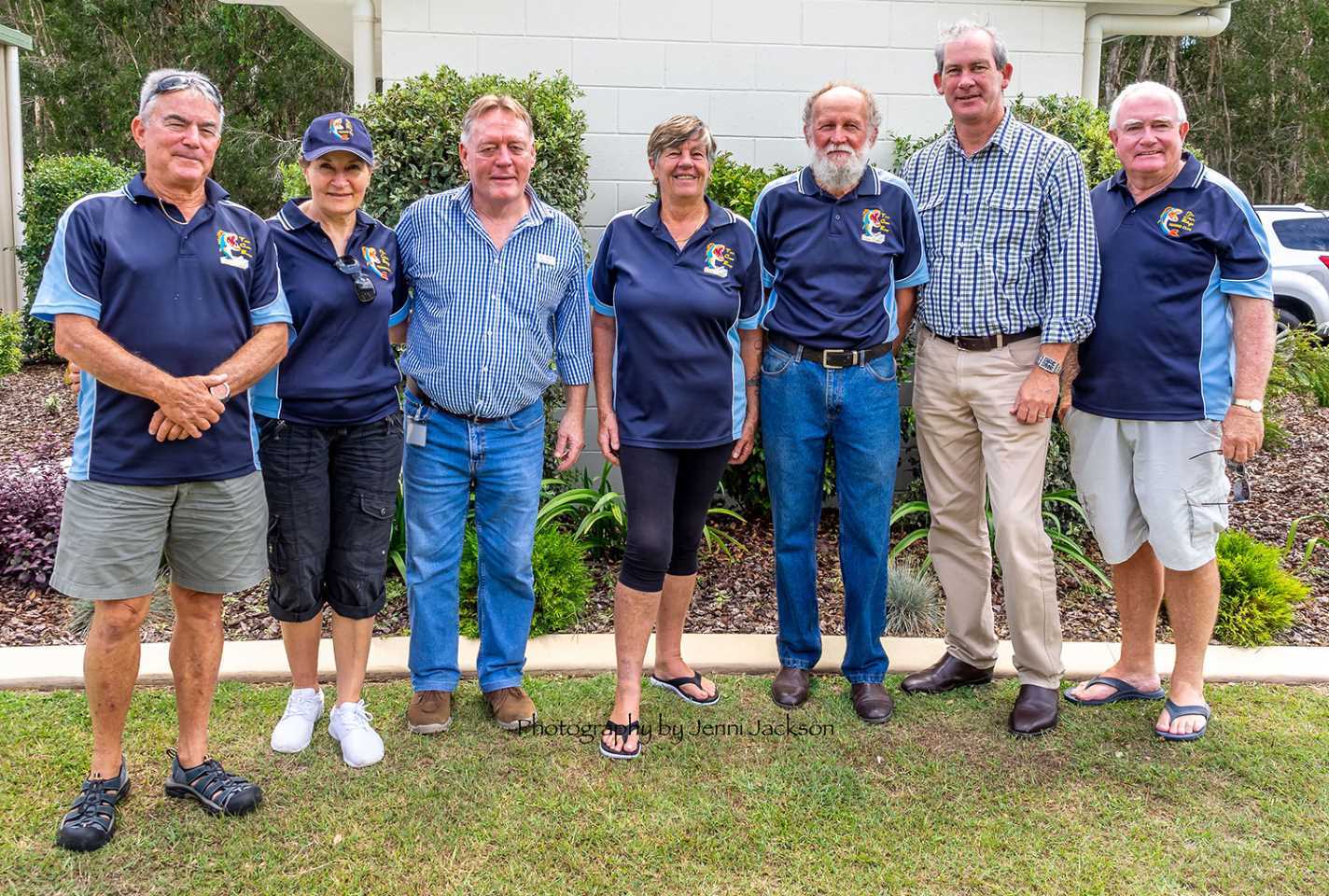 Mayor Mick Curran and Cr Mark McDonald thanked the Tin Can Bay Fishing Club for their contribution to the community at a cele