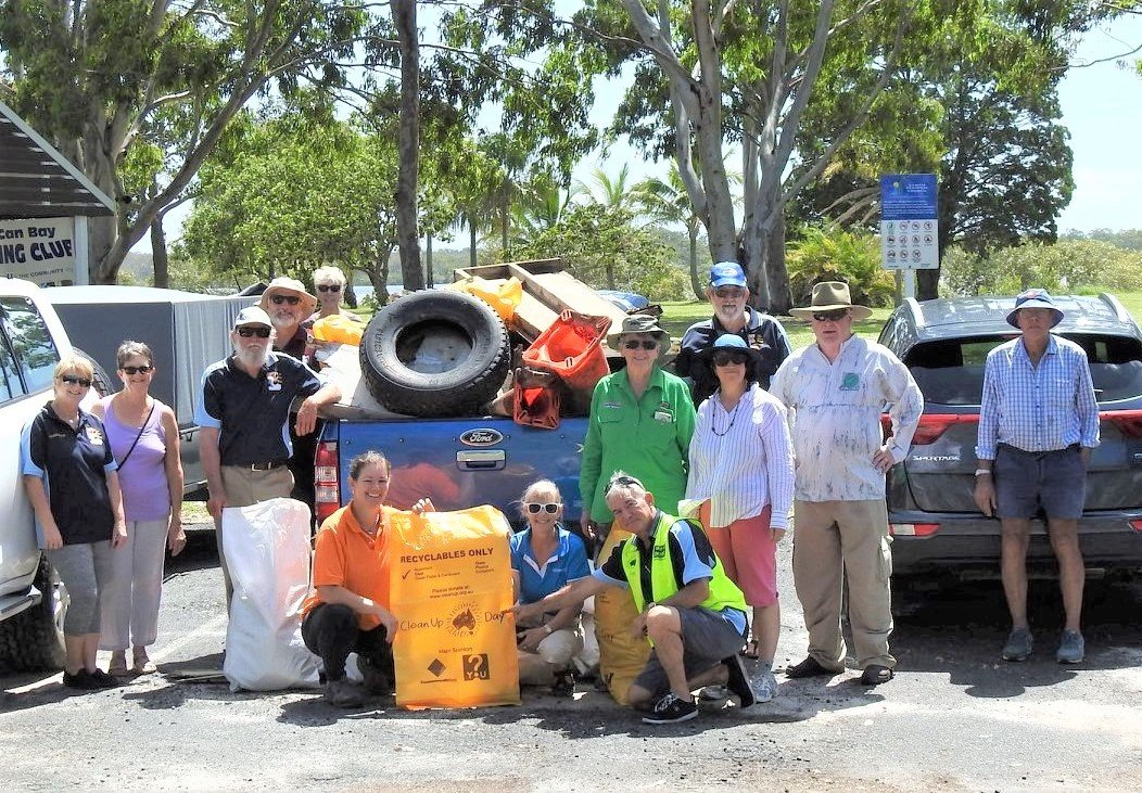 Clean Up Australia Day was a big success thanks to the TCB Fishing Club and the community who volunteered to help out 