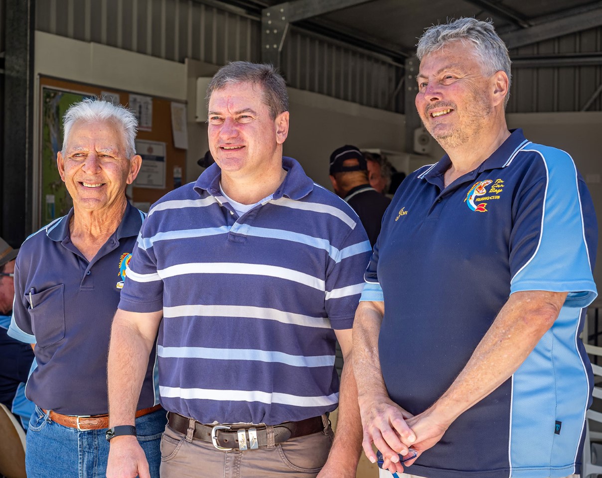 Llew O’Brien MP was thanked by members of the TCB Fishing Club for the funding grant received for $40,000 He is pictured with
