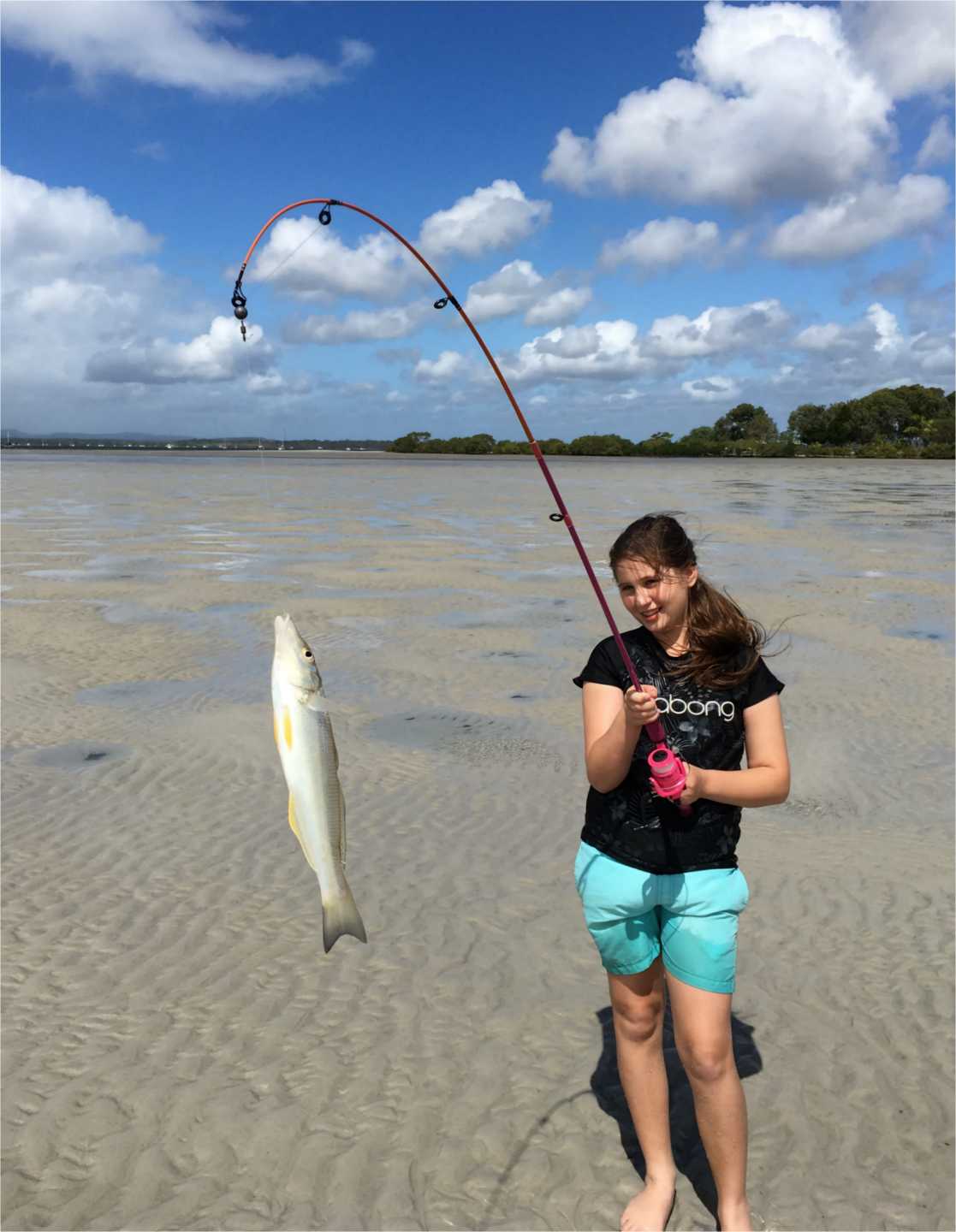 Maria Adams caught this excellent summer whiting at a Tin Can Bay Fishing Club Junior Fishing Days - on again April 8 and it is free!