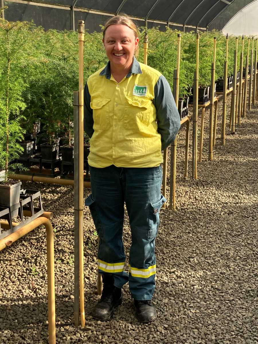 Leisa Overs of HQPlantations disproves the image of foresters needing to be burly lumberjacks! 