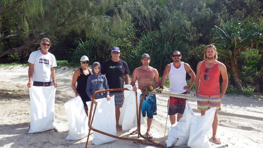 Cleanup at Teewah