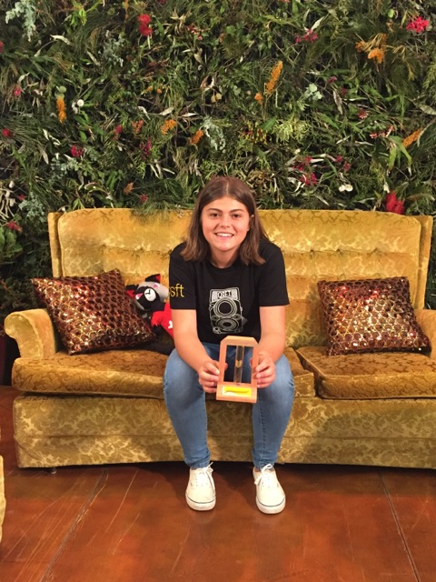 Queensland School of Film and Television Scholarship student and local lifesaver, Floss Adams