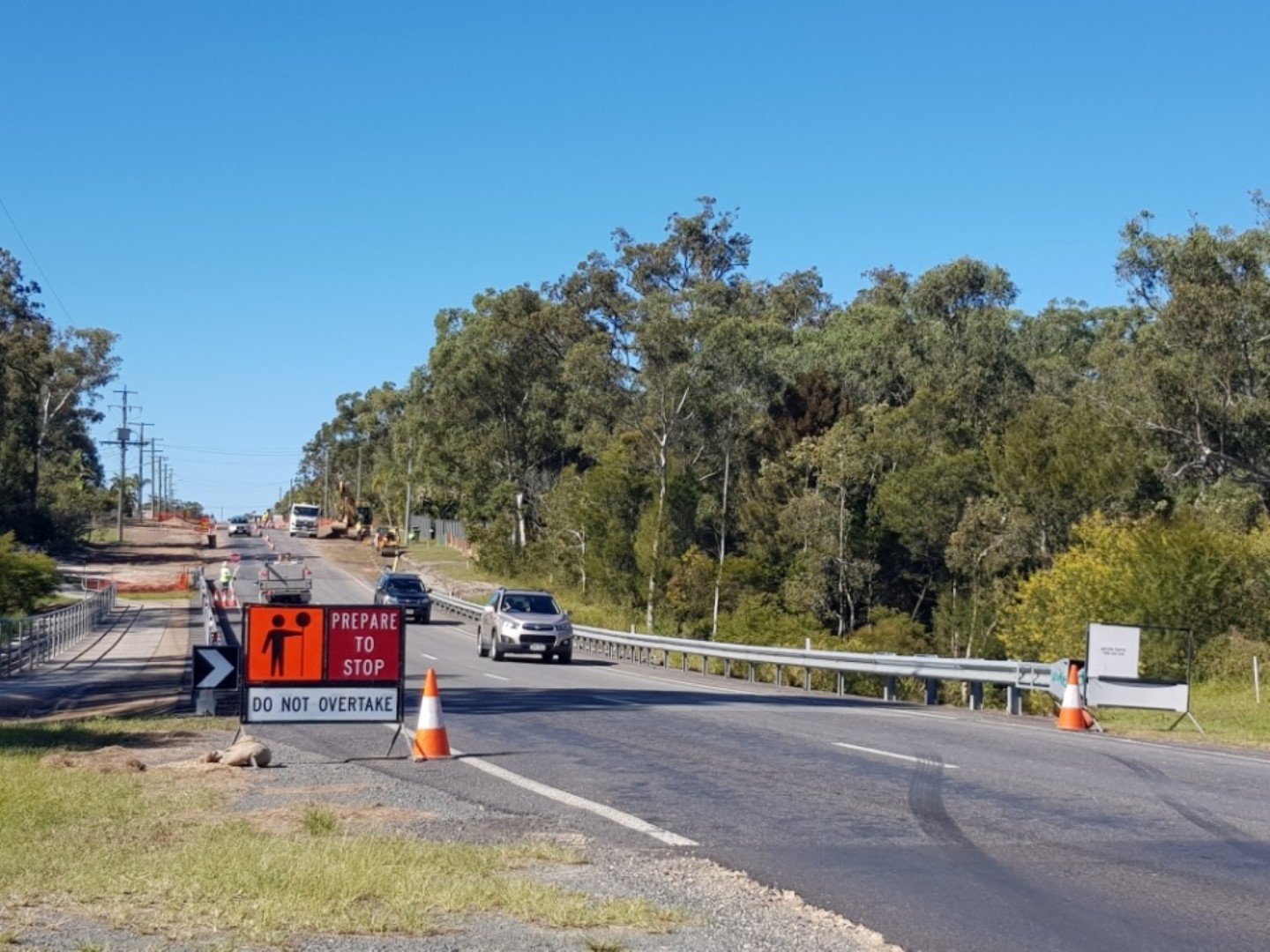 The $3.6 million road widening project on Investigator Avenue, Cooloola Cove has been project managed by the Gympie Regional