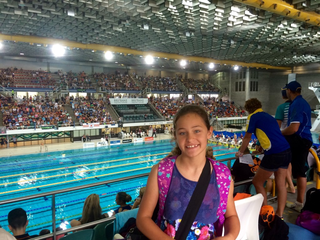 Jasmin White from Rainbow Beach was selected for the Wide Bay teams, and came fifth in the state for the medley and freestyle relays!