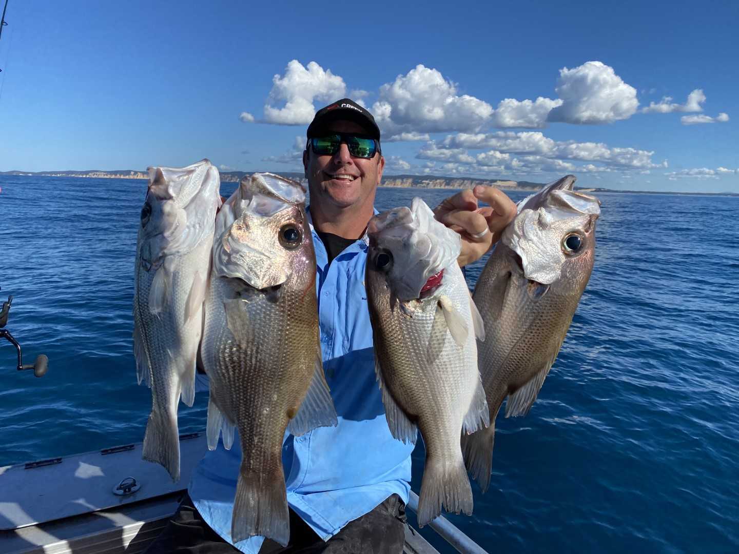 Keely Rose - Long time mate Scott Hillier with a nice bag of Pearl perch. Great to see the Creek to Coast crew on our shores again!