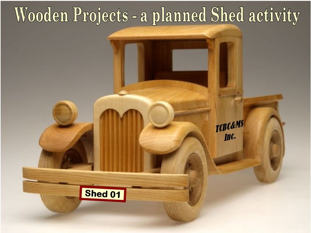 One of the planned wooden projects for the Tin Can Bay Community and Men’s Shed 