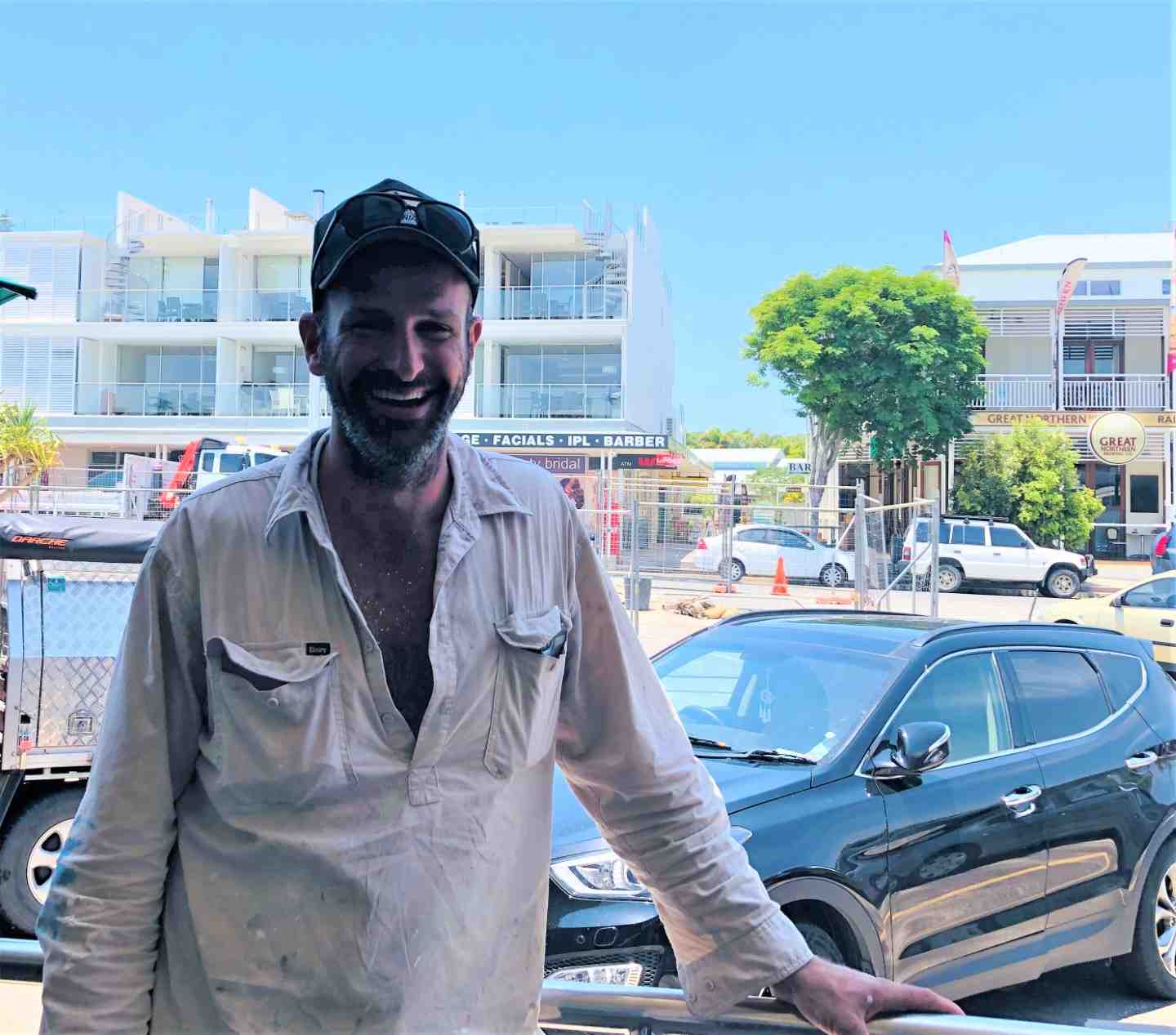 Mick Gould at Rainbow Beach