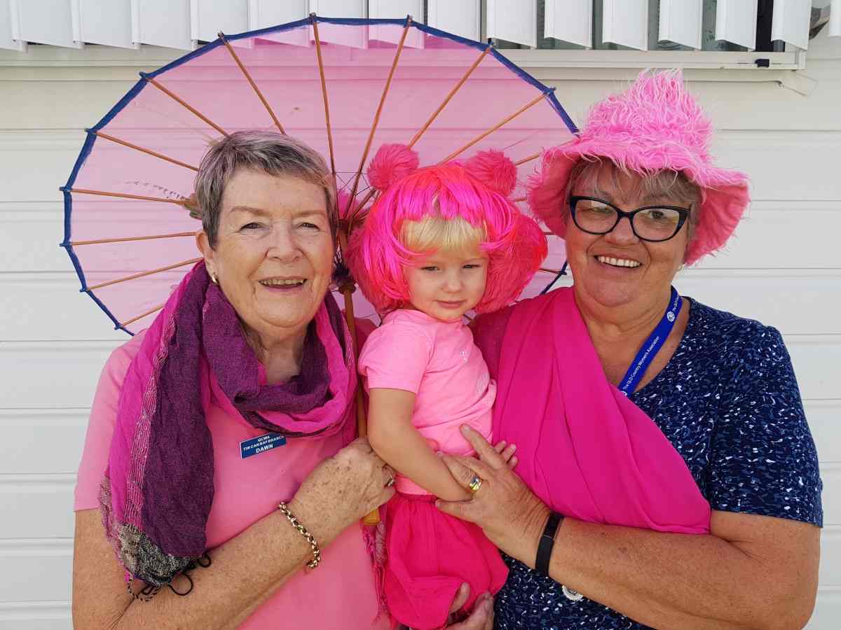 Past participants of the local MDC got right into the spirit of the day