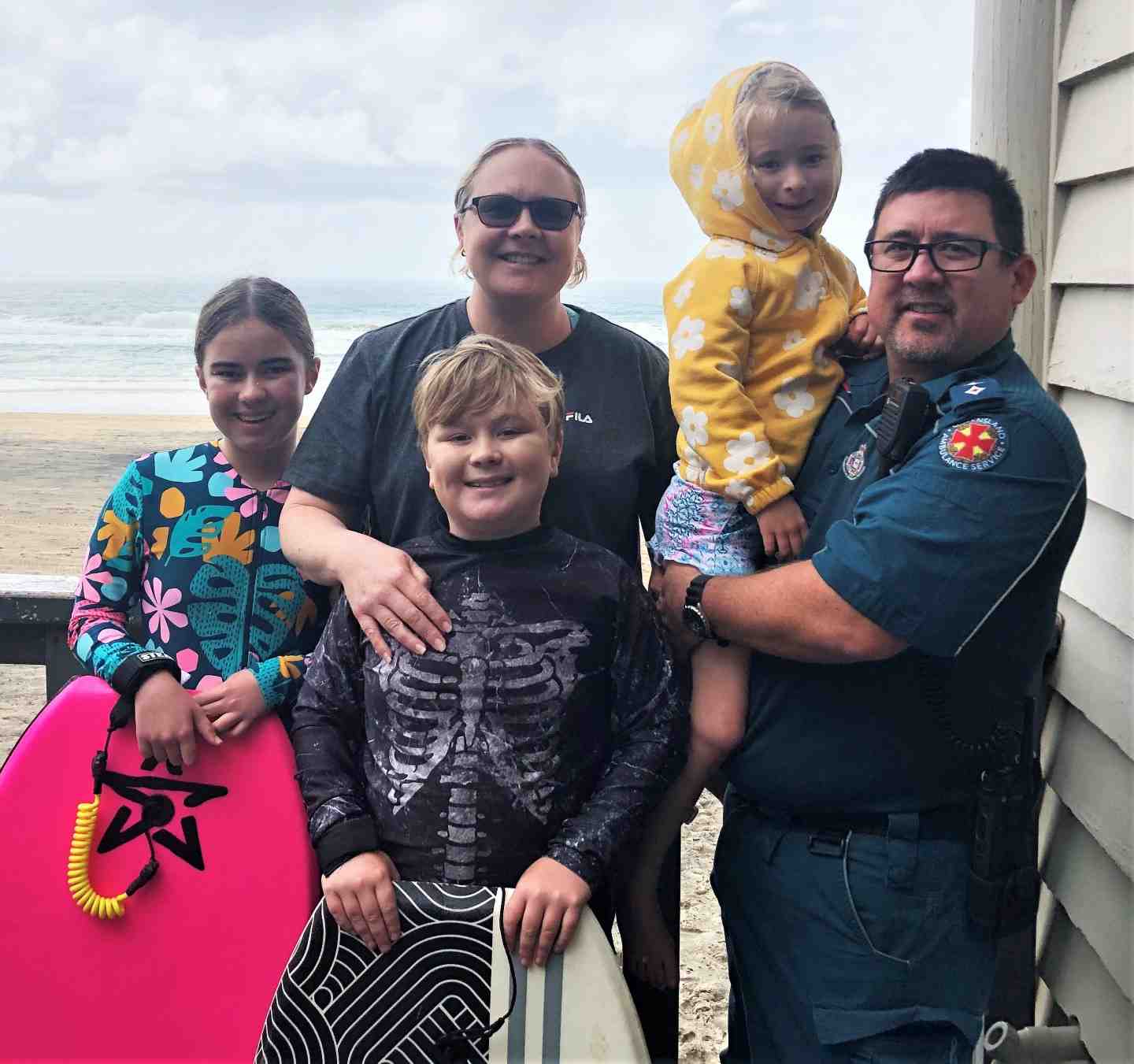 Meet the new Officer in Charge of the Rainbow Beach Ambulance Station and the new Police Officer for Tin Can Bay and their family