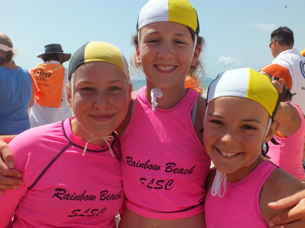 Sarah Speirs, Jasmine Legge and Abby Schooth look forward to another great carnival Annie White and Tilly Duggan were competi