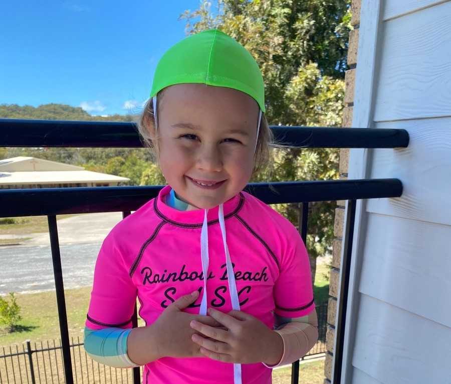 Lelaina Bulat signed up for her first year of Nippers