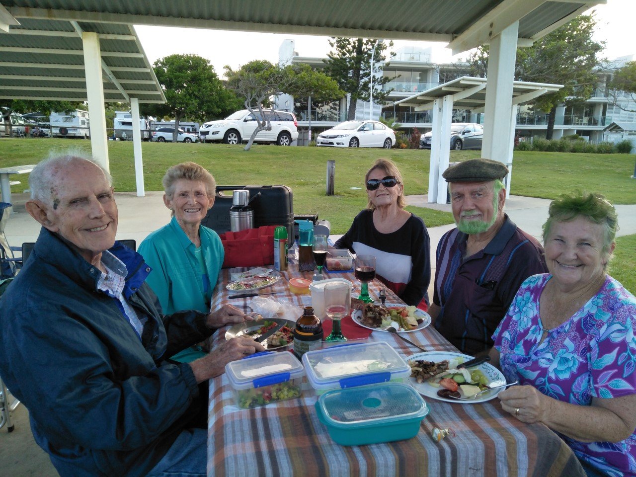John Missed, Annette Collins, Sabine Deimel, Don Pascoe and Dorothy Pascoe