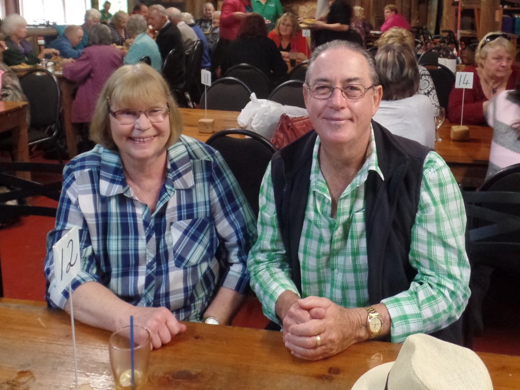 Lunch at Silky Oaks:  Yvonne Jeffrey and Phil Herron