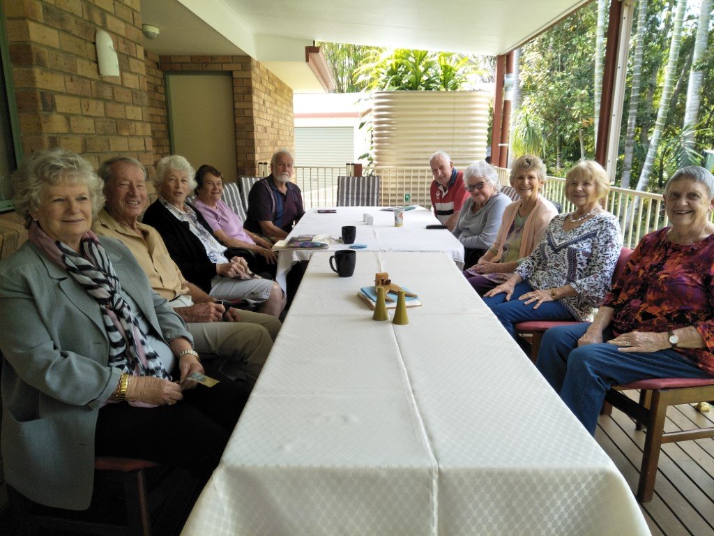Pam Russell, Pat Nayler,  Carmel Darcey, Jenny Killalea, Don Pascoe .right side front. Lil Kahl, Del Nayler, Annette Collins, Margaret Cudahy, Ray Kahl 