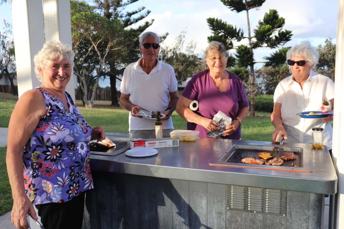 The Cooloola Coast Probus Club visited the Rainbow Beach Over 60s recently and plan more activities for their 11th year in op