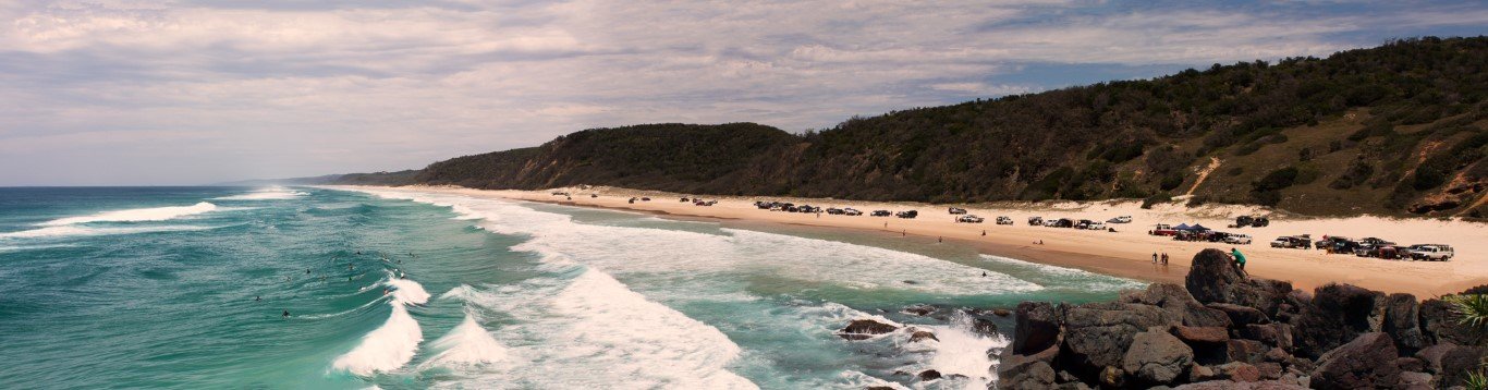 Restricting numbers of visitors and campers to Teewah by 50 percent has been  proposed by the Teewah and Cooloola Working Group. Photo courtesy Luke Booth. 