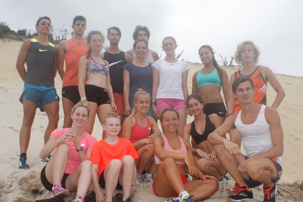 Dunes were one of the star attractions for the race walkers who trained here last month