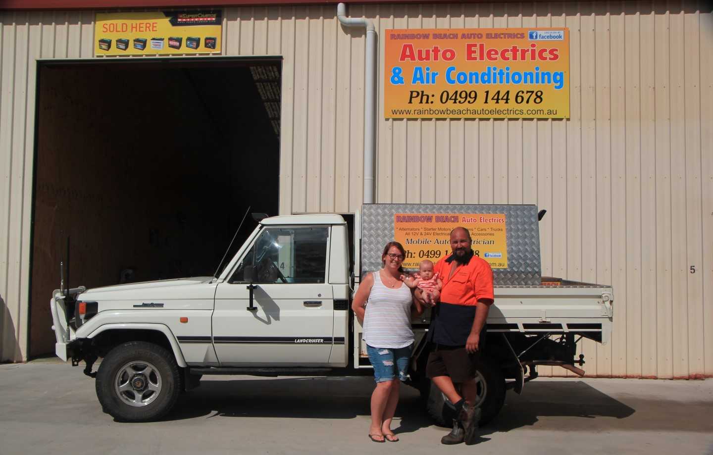 Benny Bulat's mobile Rainbow Beach Auto Electrics service now has permanent digs!
