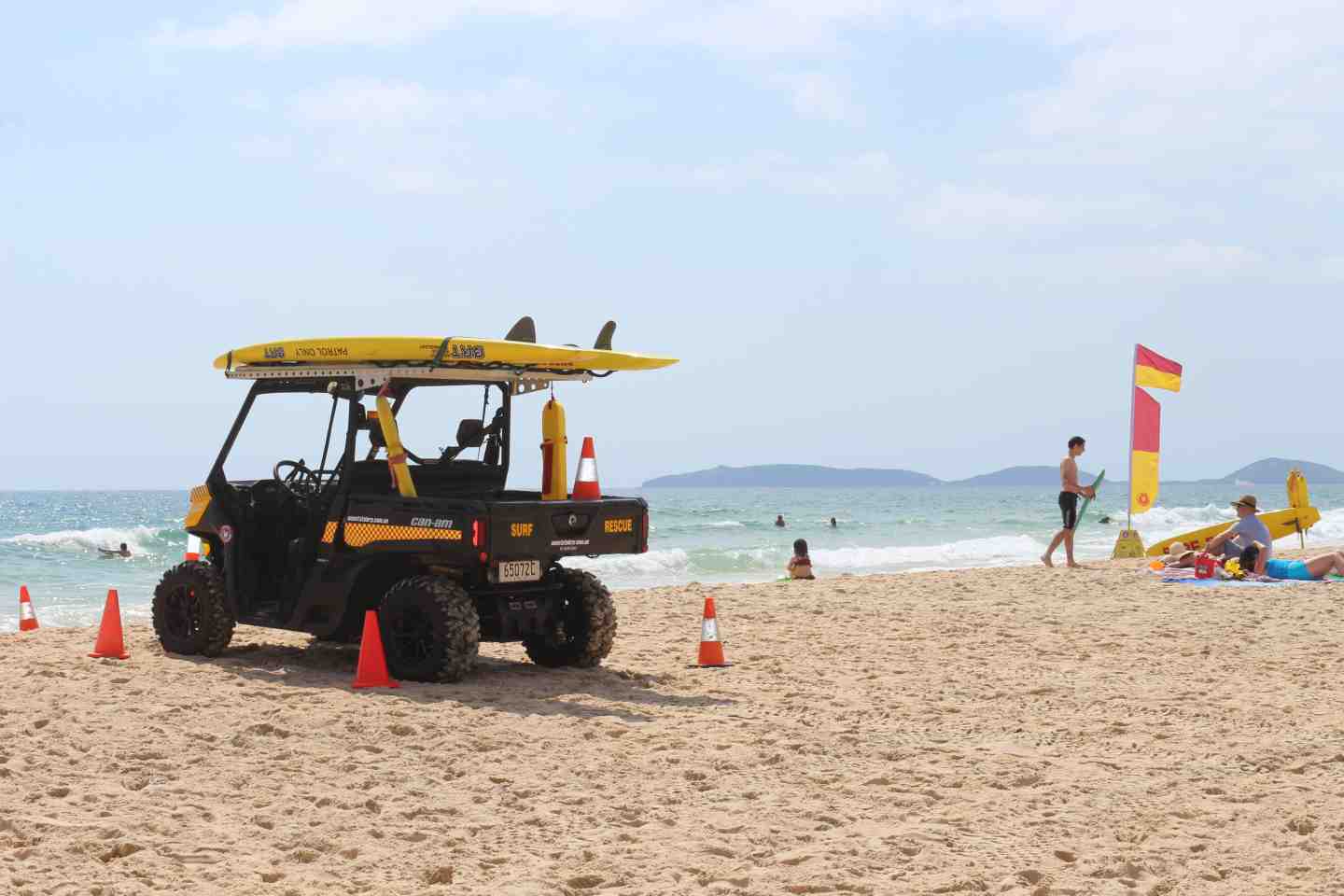 Rainbow Beach Surf Life Saving Flags