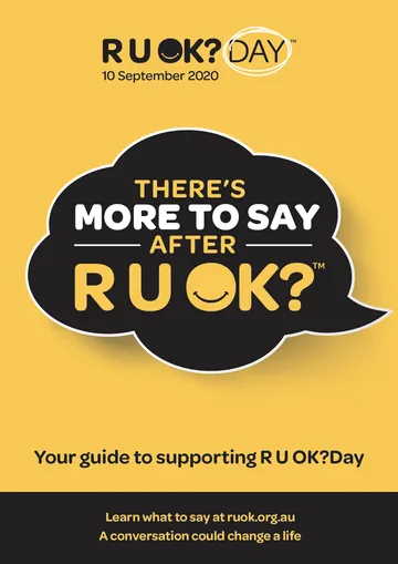 There's More To Say After R U OK?