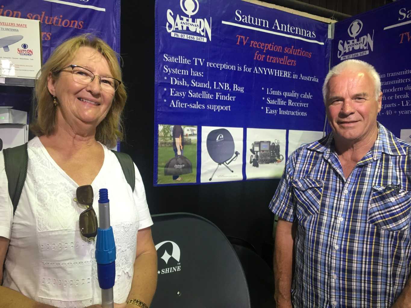 Carol and Tim are prospectors from Tea Gardens