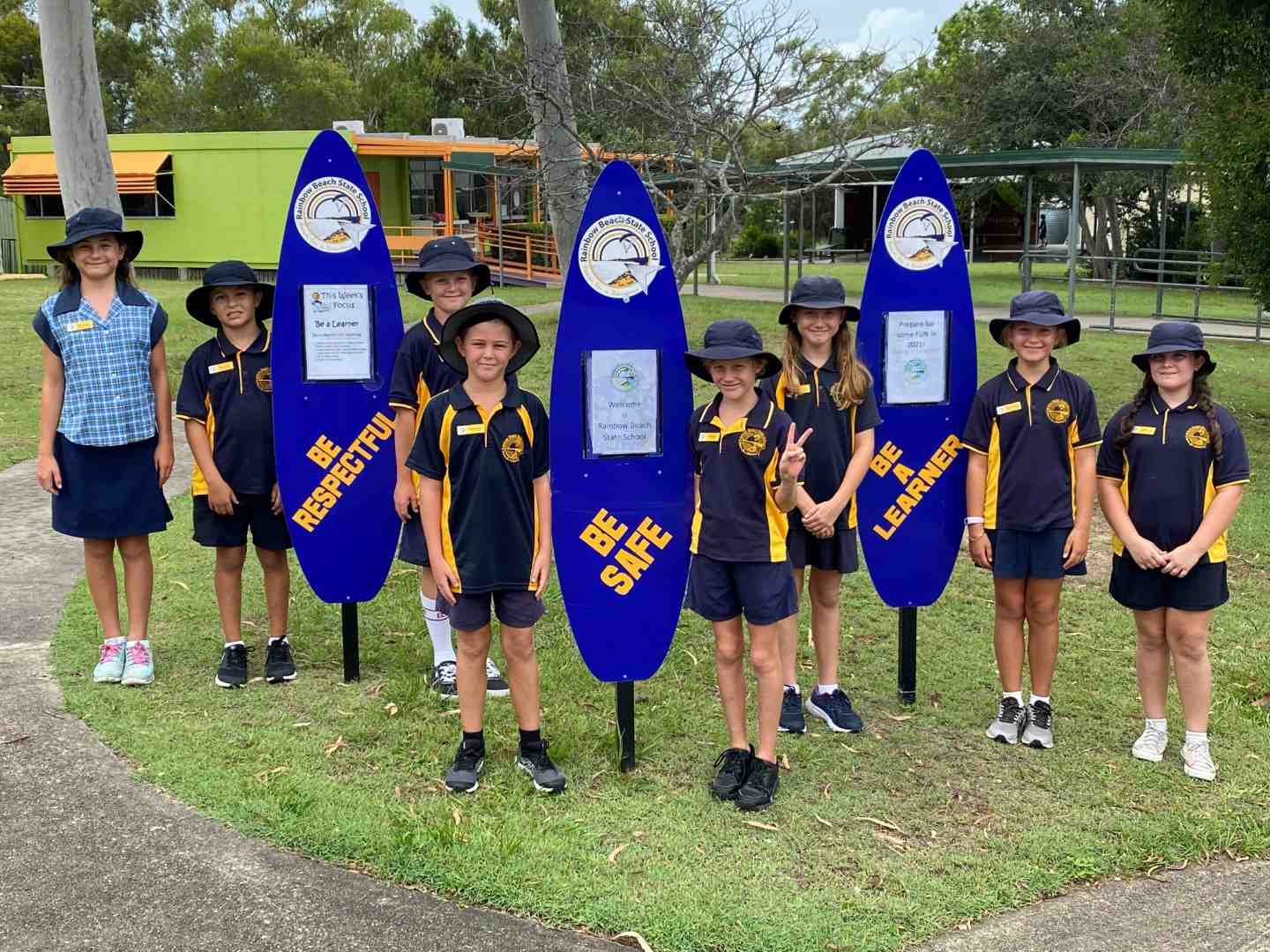 Rainbow Beach State School - Congratulations school leaders: Keira Powers, Sonny Bennett, Blake Findlater, James Bergin, Teil