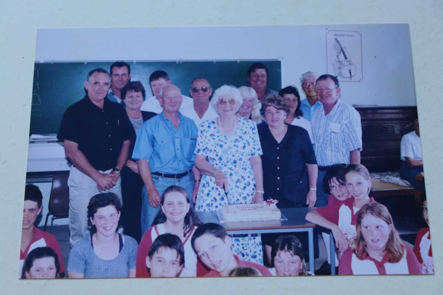 1998: Past students celebrate with cake, now it is 2018 and time for a mini fete