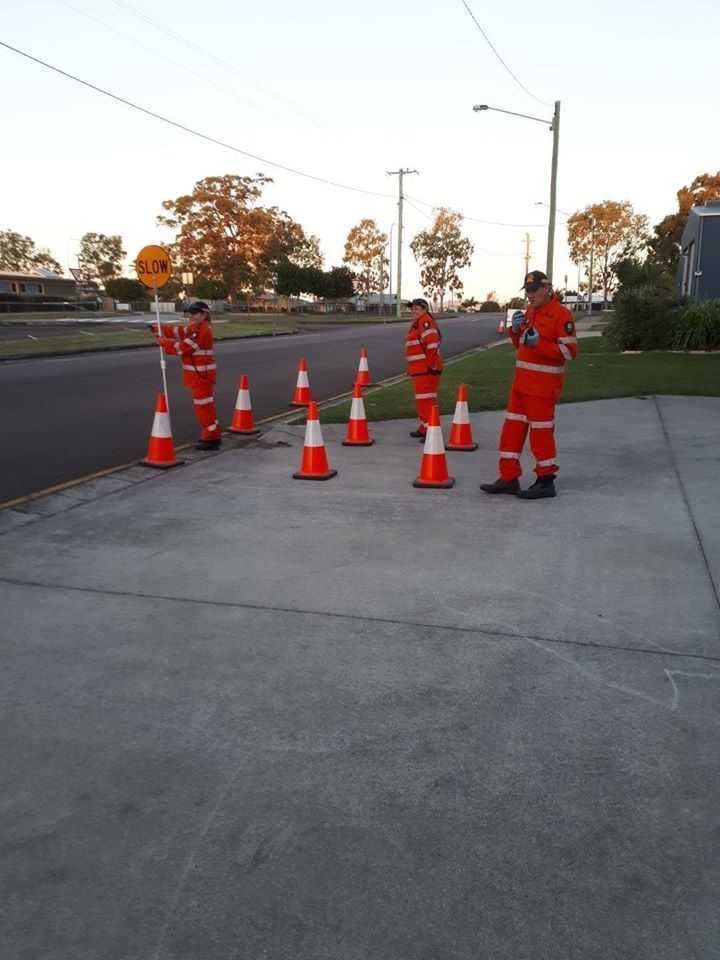 Members of Tin Can Bay and Rainbow Beach SES recently attended a traffic control course to ensure safety of both the public and themselves