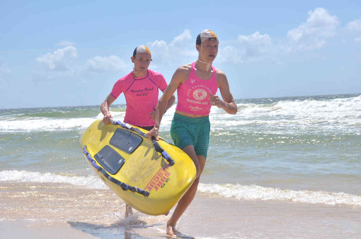 Liam and Oliver Pratt vye for the title of Champion Patrolling Team. Photos by Julie Pratt