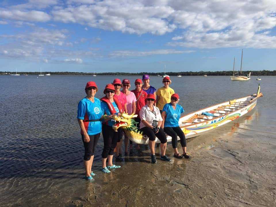 Taking "5" after a Mother's Day paddle
