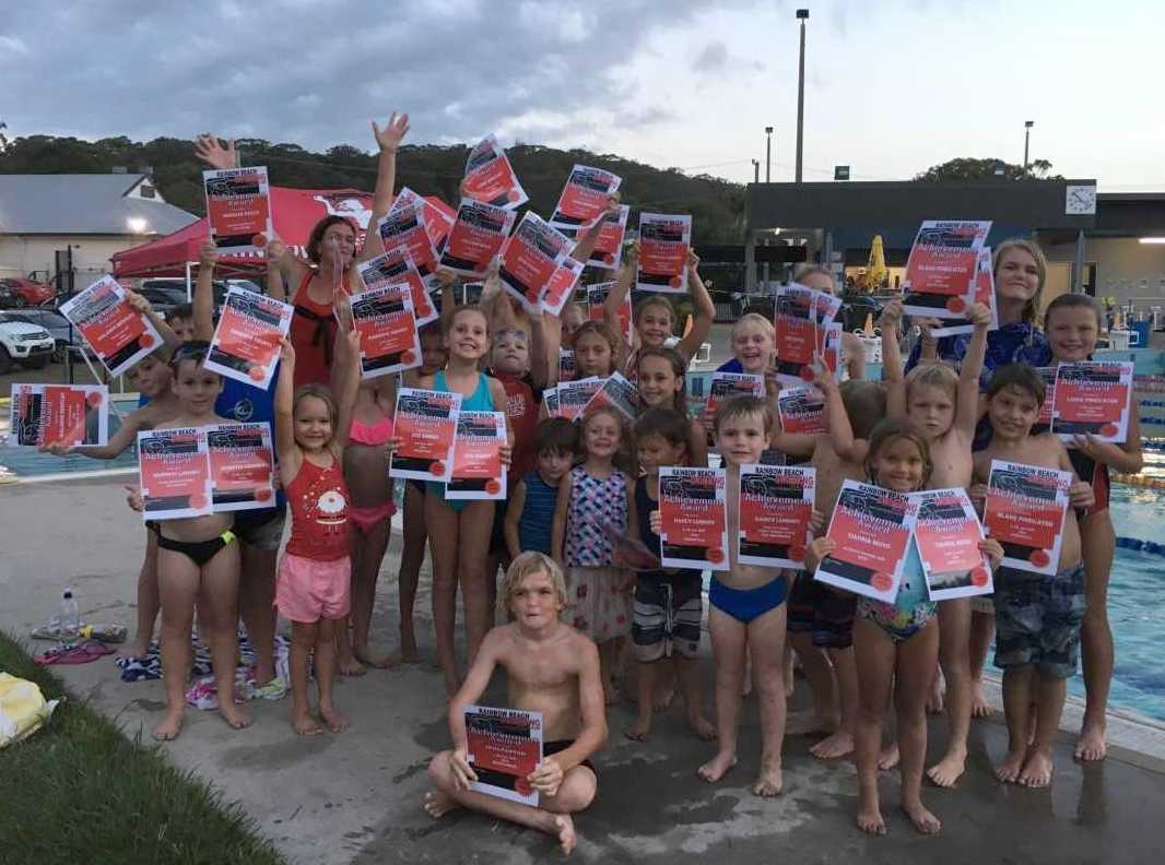 Swim club celebrate
